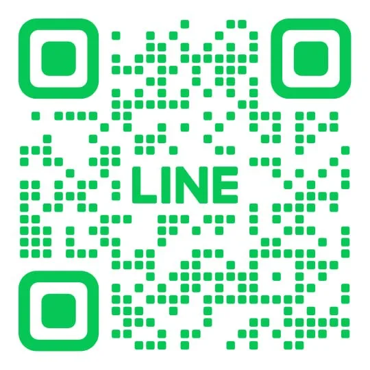QR Code เพิ่มเพื่อน ขอบคุณสําหรับของฝาก ภาษาอังกฤษ Line Official